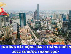 THỊ TRƯỜNG BẤT ĐỘNG SẢN 6 THÁNG CUỐI NĂM 2022 SẼ ĐƯỢC THANH LỌC?